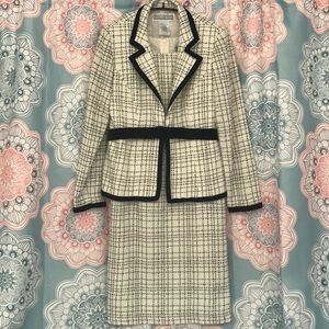 Sz 6 Jessica Howard 2-piece tweed dress and jacket